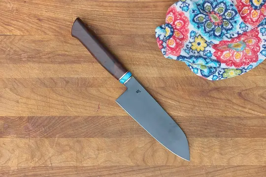 7″ Turquoise Santoku