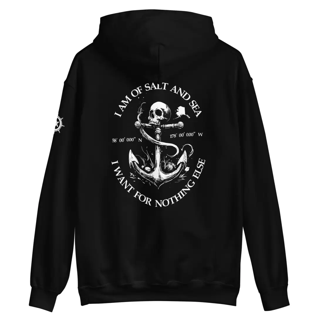 Of Salt & Sea Unisexy Hoodie - Black