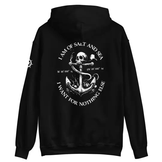 Of Salt & Sea Unisexy Hoodie - Black