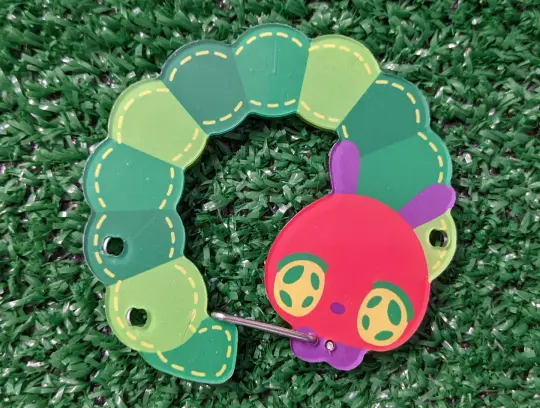 nostalgic caterpillar carabiner