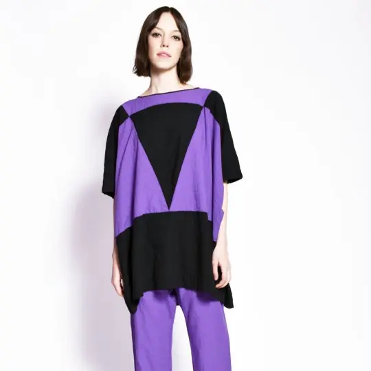 Triangle Dress in Purple