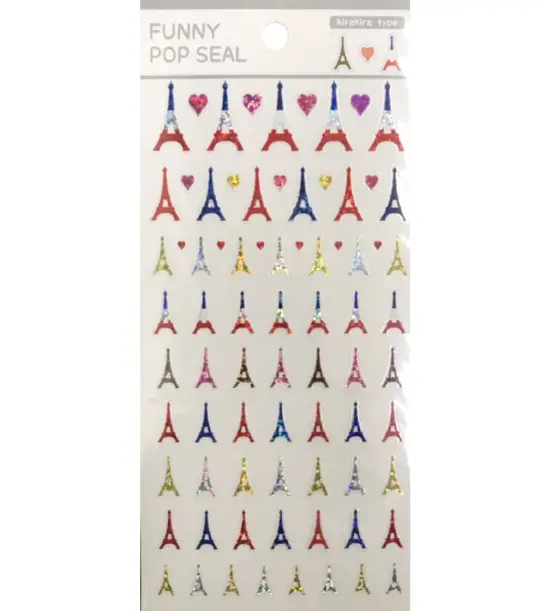 Paris Eiffel Tower Stickers