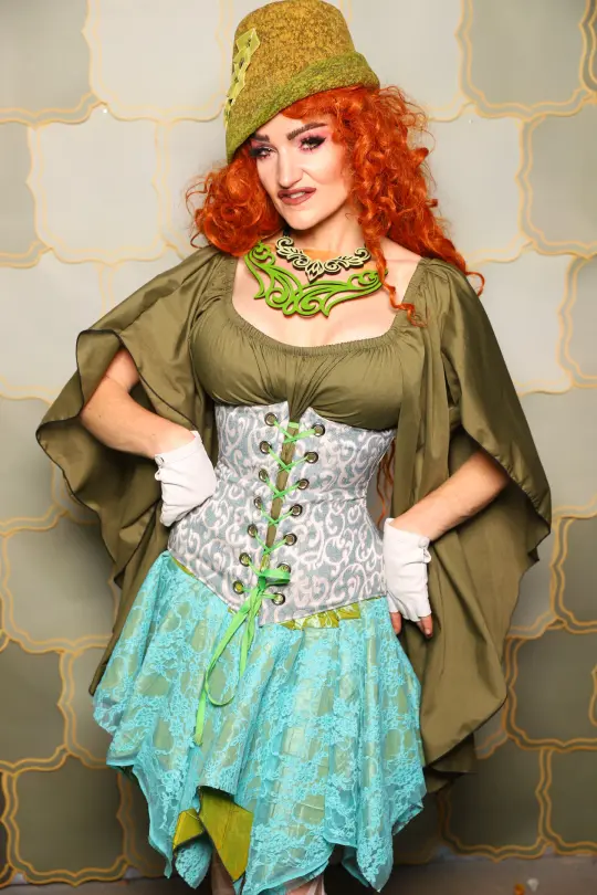39. Wench Underbust Corset in Glacier Vine - The Brine for Bunny Collection