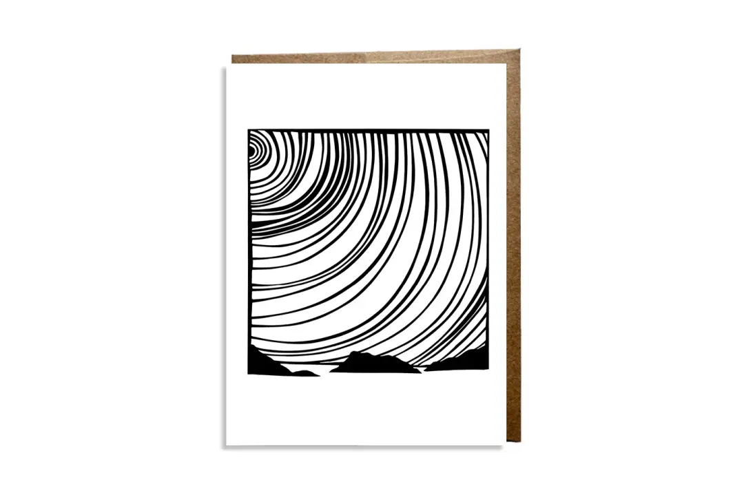 "Island Sky" card