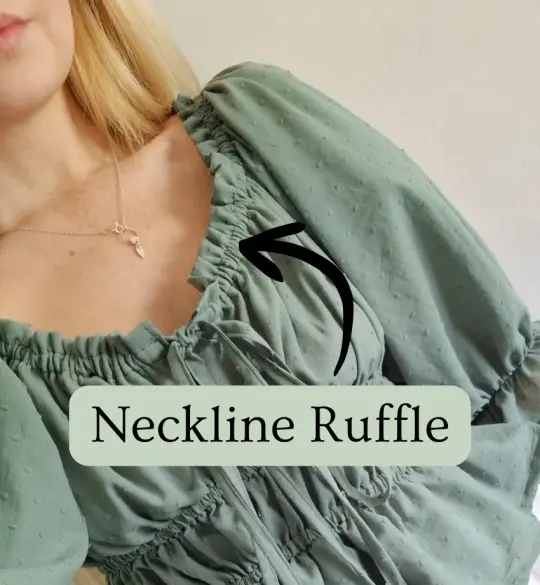 Neckline Ruffle