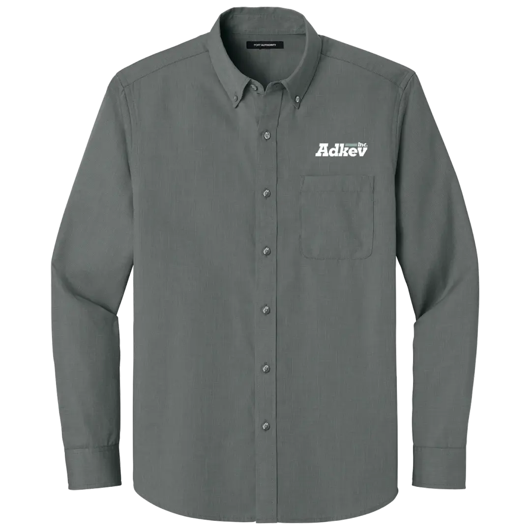 Adkev W816 Port Authority Long Sleeve Nailhead Easy Care Shirt