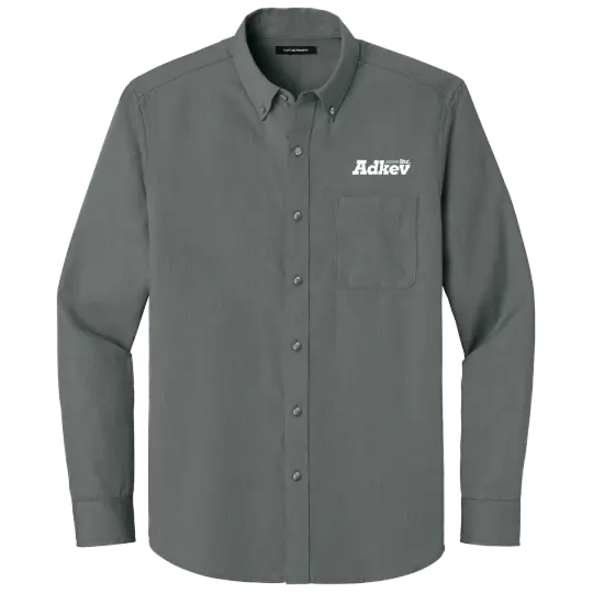 Adkev W816 Port Authority Long Sleeve Nailhead Easy Care Shirt