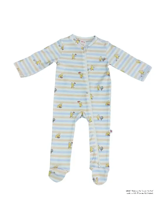 Sleepsuit - Play Stripes Pooh
