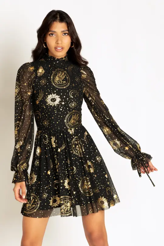Fortune Teller Sheer Grace Dress