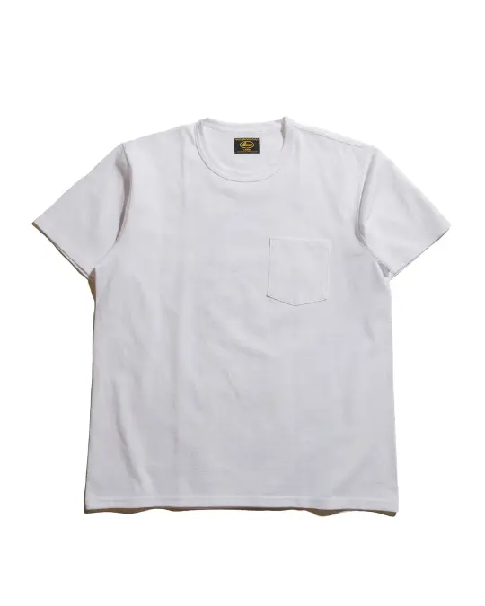 The Real McCoy's BC25003 Buco Tee / Skull Piston White