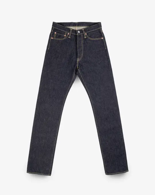 14oz Selvedge Denim Relaxed Tapered Cut Jeans - Indigo