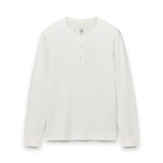 Lightweight Waffle Standard Henley