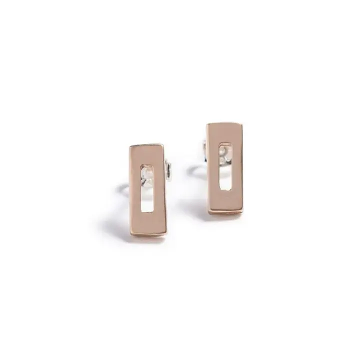 Mini Rectangle stud earrings