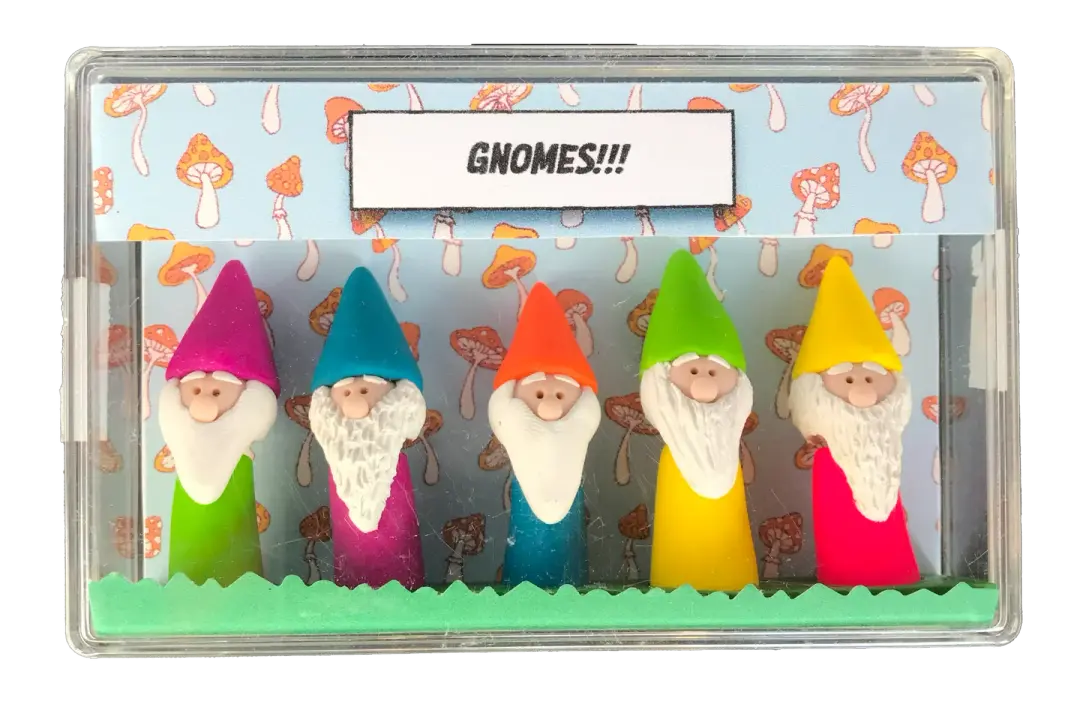Miniature Polymer Clay Gnomes