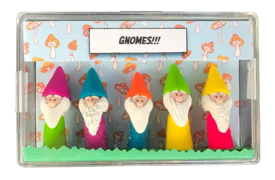 Miniature Polymer Clay Gnomes
