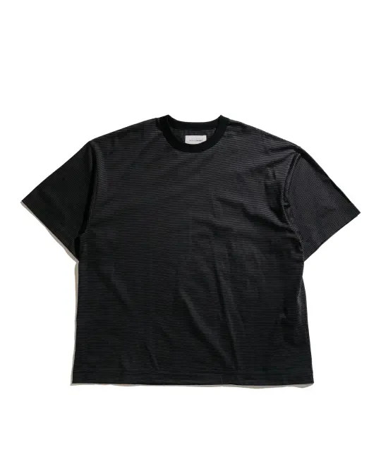 MARKAWARE Comfort Fit Tee Organic Supima Border Charcoal