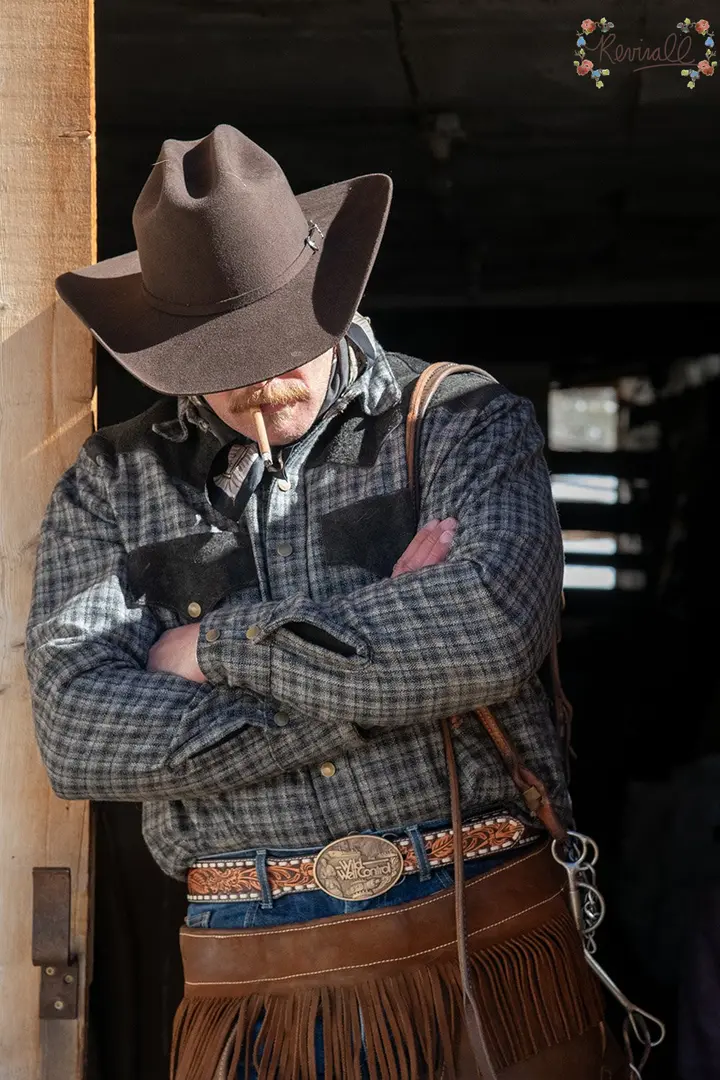 The Wool & Suede Stockyard Shirt in Oxford