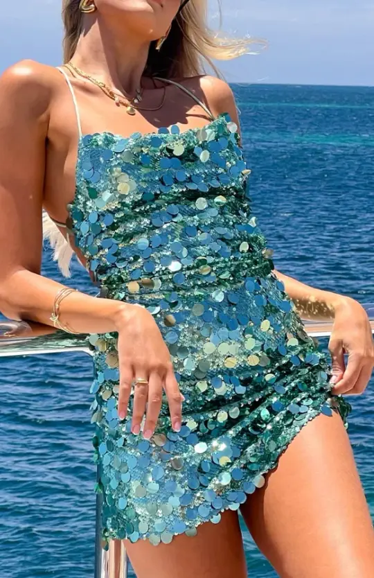 Sequins Slim Women's Homecoming Dress Sparkly Corset Short Prom Dress Party Dress RS2499