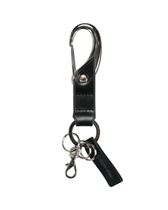 master-piece Magatama Key Ring Black