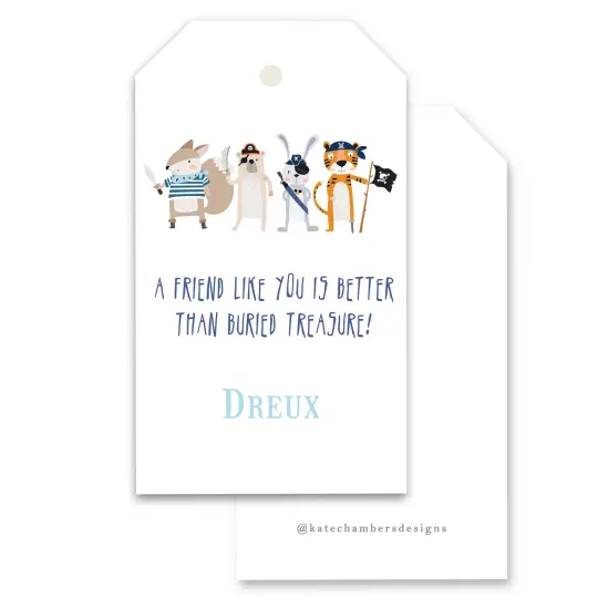 Better Than Buried Treasure Valentine's Day Gift Tag