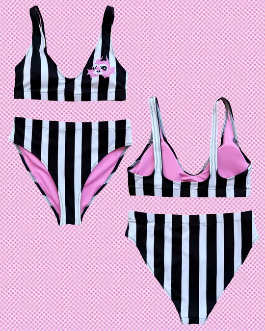 Striped Devil Bikini