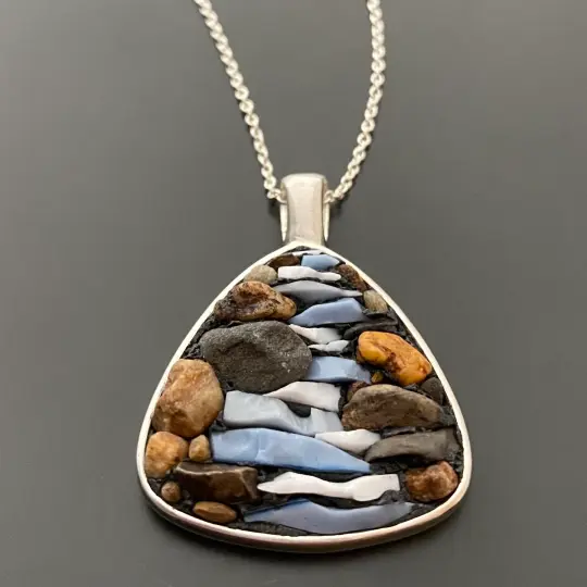 River and Rock Pendant