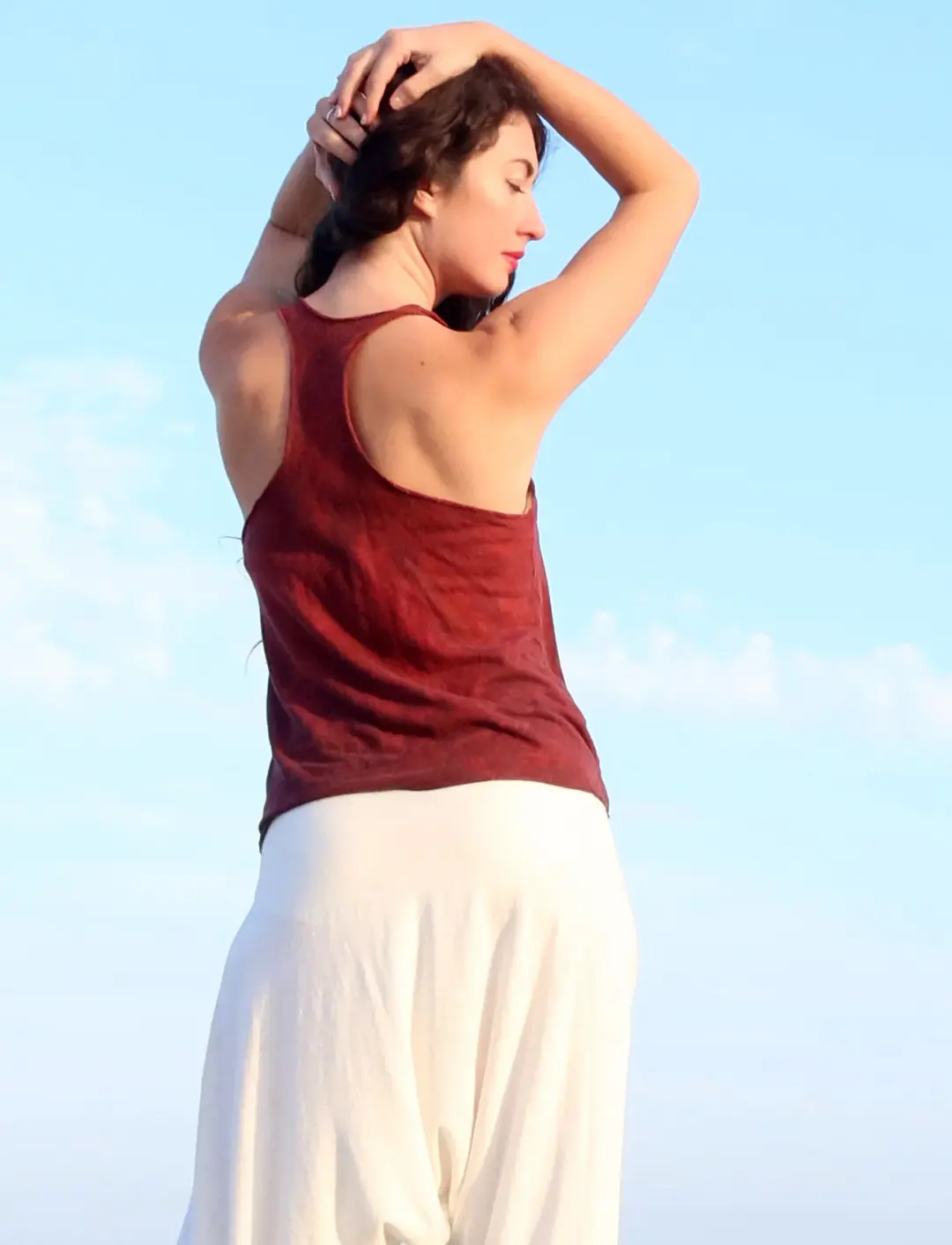 Racerback Tank Simplicity Cropped Shirt
