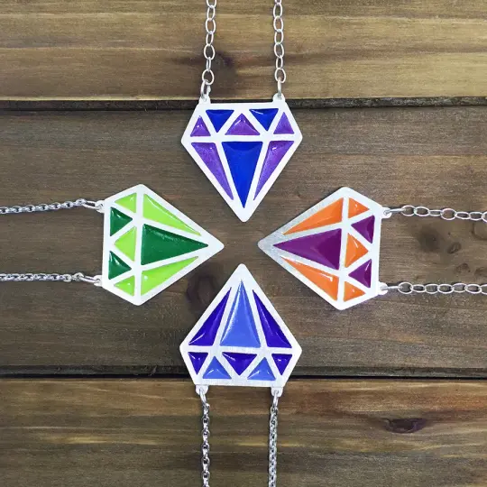 Gemstone Color Necklace