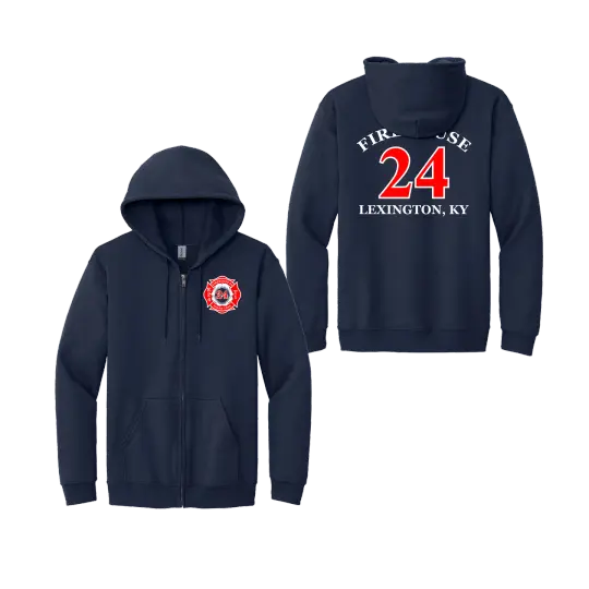 LFD24 18600B Youth Gildan Full Zip Hoodie