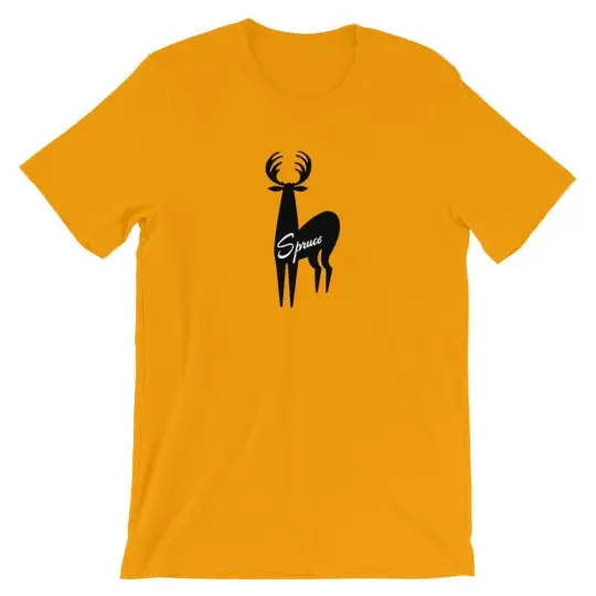 Vintage Spruce Aftershave Logo Short-Sleeve Unisex T-Shirt