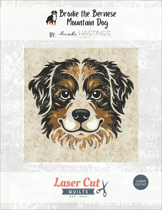 Laser Cut Kit-Brodie The Bernese by Madi Hastings