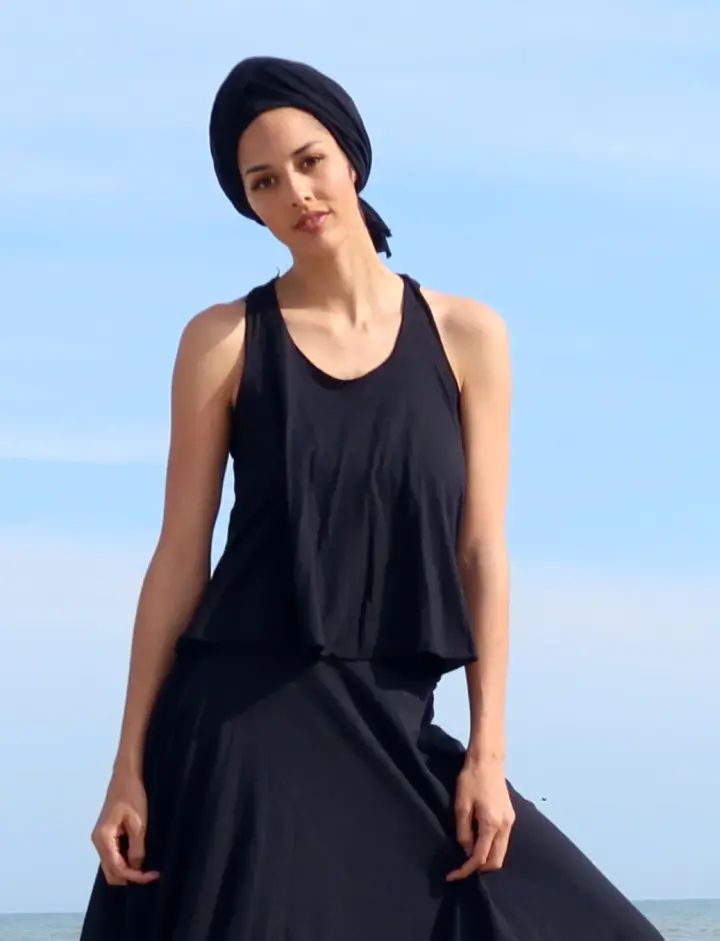 Racerback Tank Wanderer Cropped Shirt
