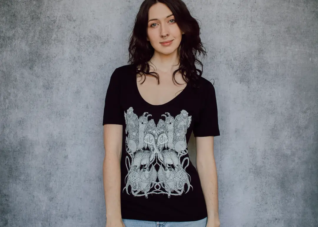 The Cryptids Deep Scoop Tee