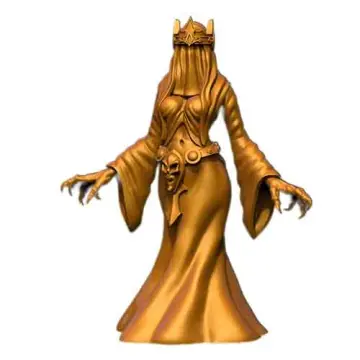 render of 32mm scale model female warrior Nepeste