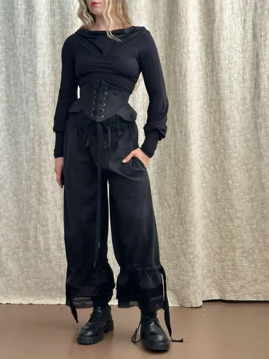 FW '26: Severina Corset Belt in Heavy Linen (Pre-Order)
