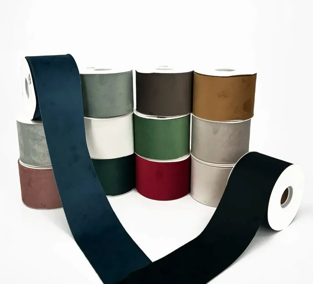3 Inch Torn Velvet Ribbon