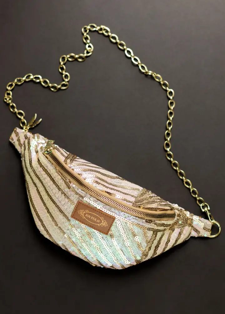 Savannah Bag in Pink Sequin