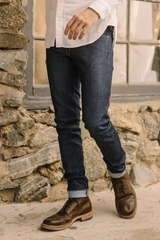 The Needle Skinny - Indigo Raw 10.5oz Selvedge