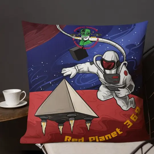 Red Planet 369 Epic Premium Man-Cave Pillow | Available in 2 Sizes!