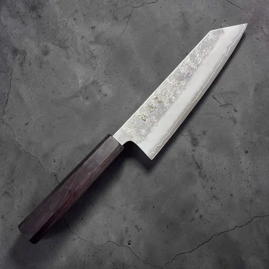 Hatsukokoro Ginrei Silver #3 Bunka 170mm with Mono Ebony Handle