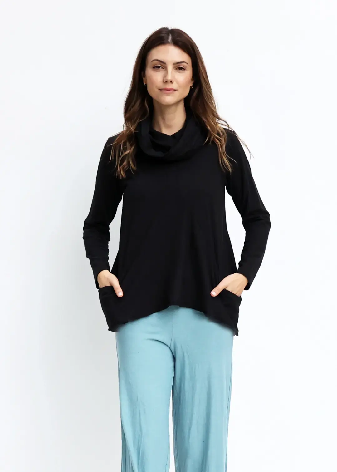 Chunky Cowl Origami Shirt