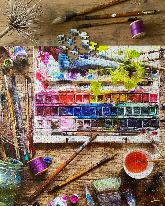 'The Artist's Table' 1000 Piece Limited Edition Jigsaw