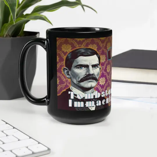 Tombstoned Immaculate Tall, Black Ceramic Classic Diner Mug