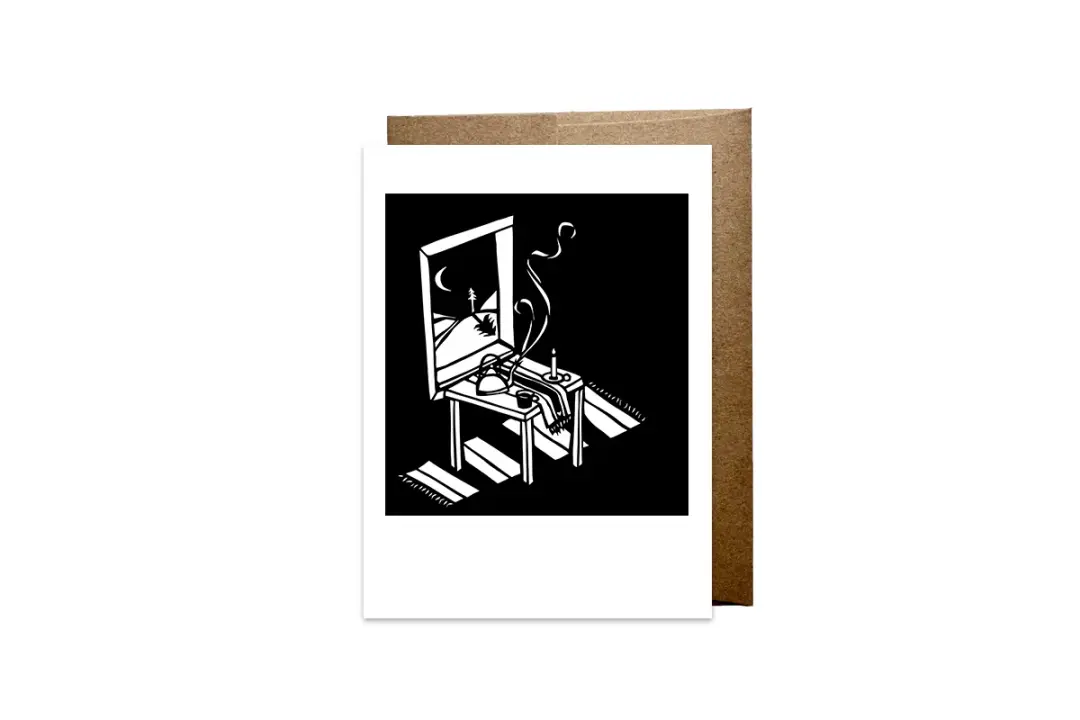 "Winter Morning" card
