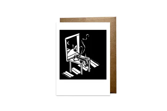 "Winter Morning" card