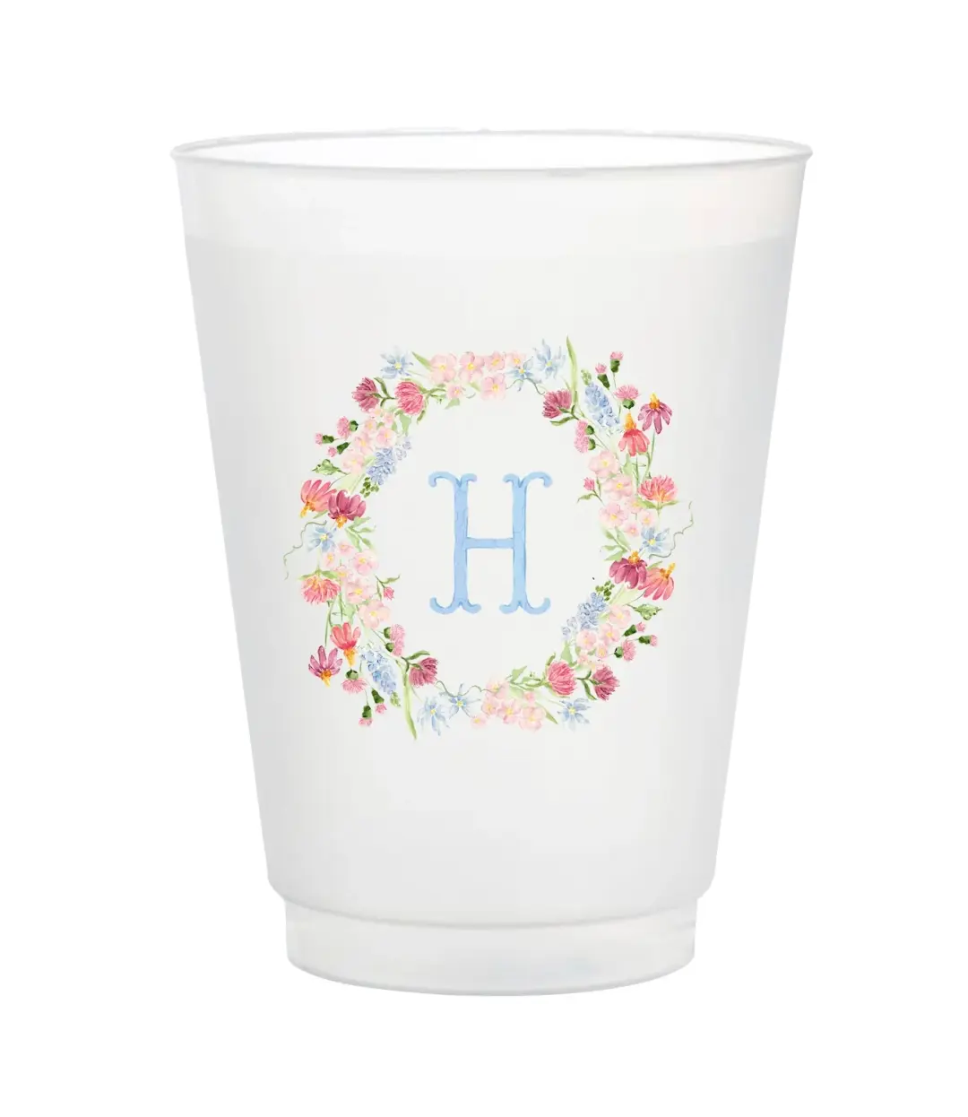 Custom printed full color frosted party cup