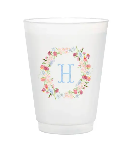 Custom printed full color frosted party cup