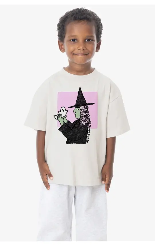 Kids Witch + Baby Ghost Tee