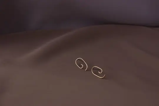 Small Palette Posts, Delicate Abstract Handmade Earrings