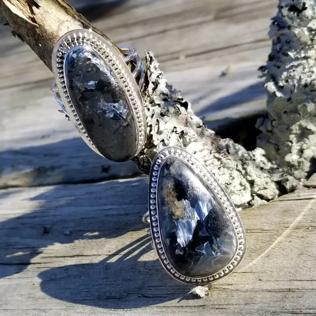 Valkyrie - Pietersite Ring in Sterling Silver
